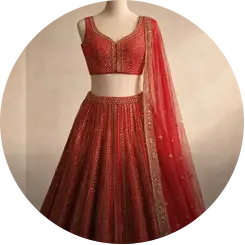 Bandhani Lehenga