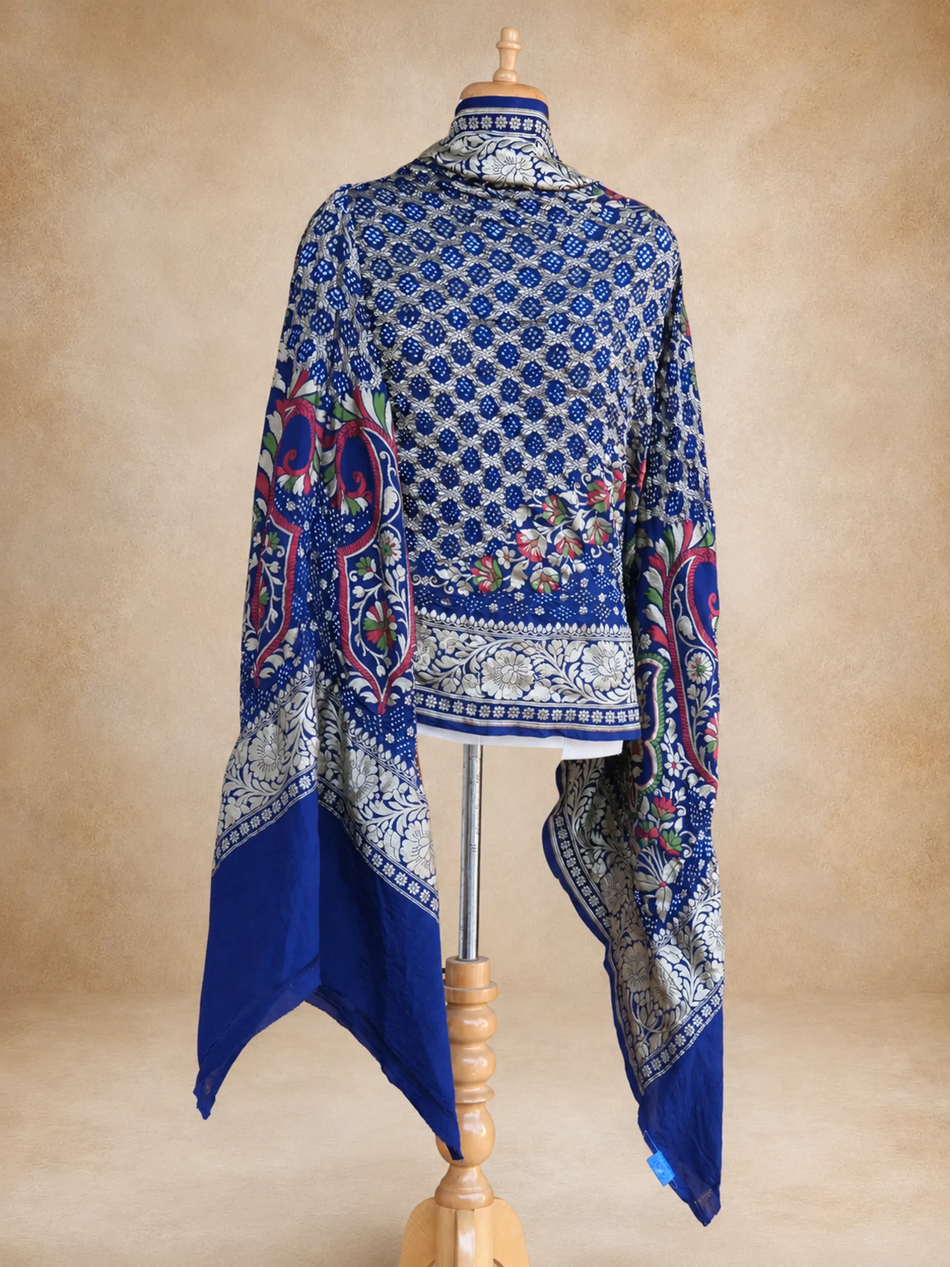 Luxury Trousseau Banarasi Bandhani Georgette Dupatta