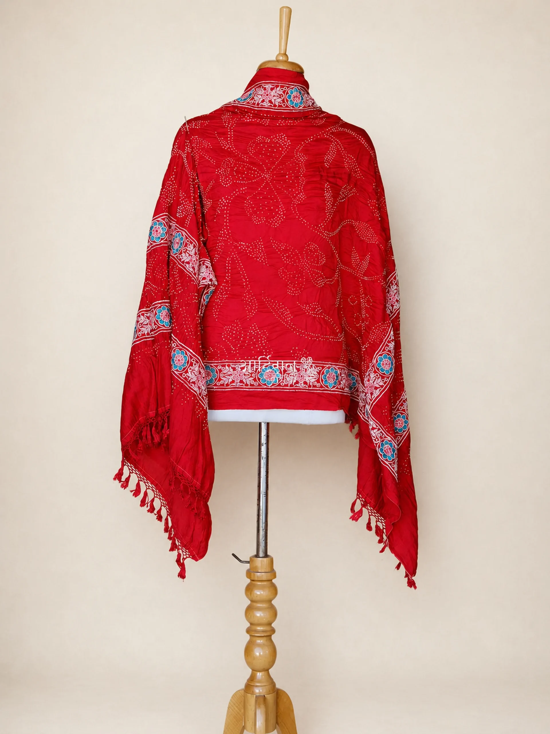 Liquid Grace - Fine Micro-Tied Munga Silk Dupatta