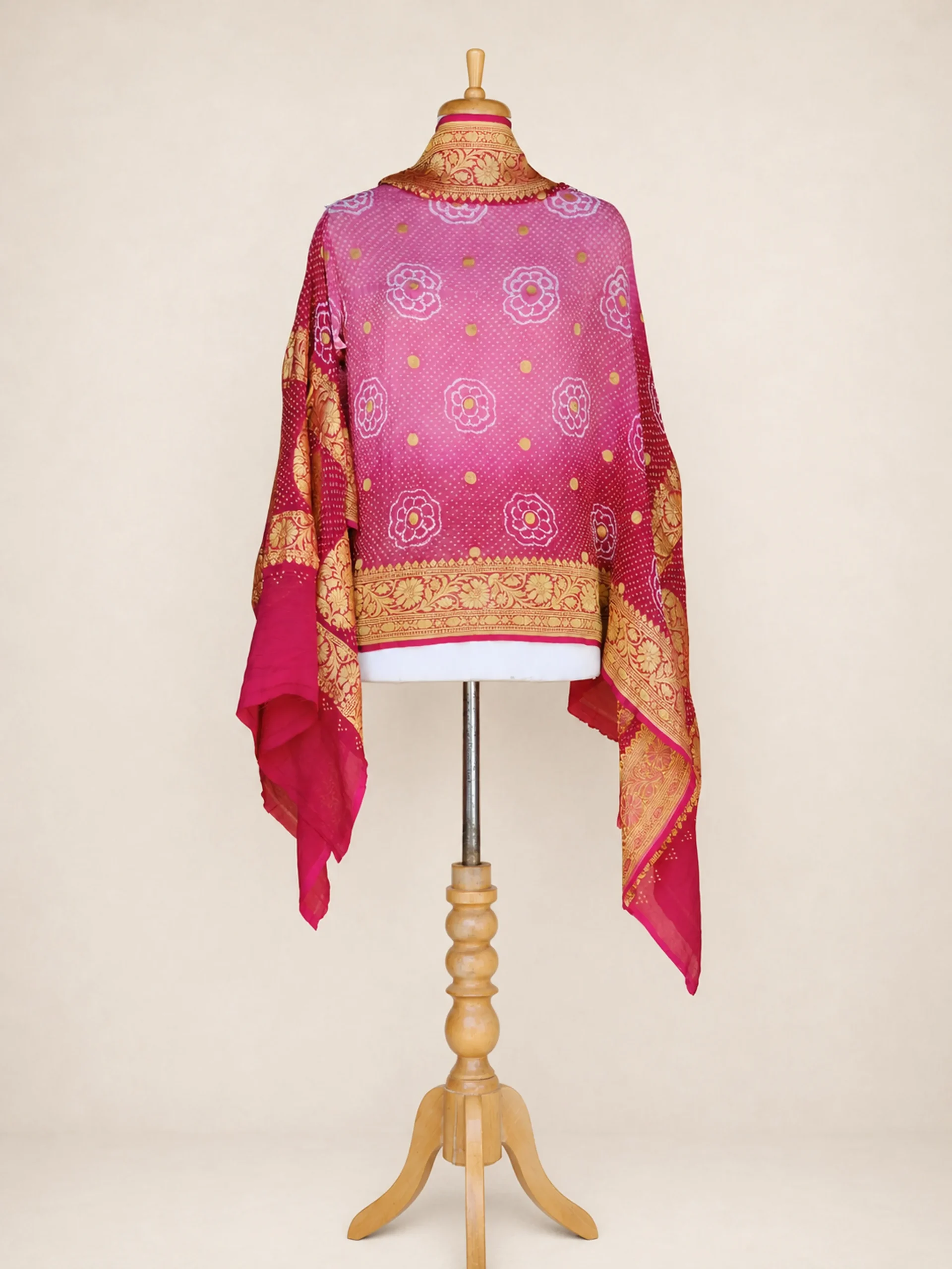 Chic Tradition - Lightweight Chiffon Georgette Bandhej Dupatta