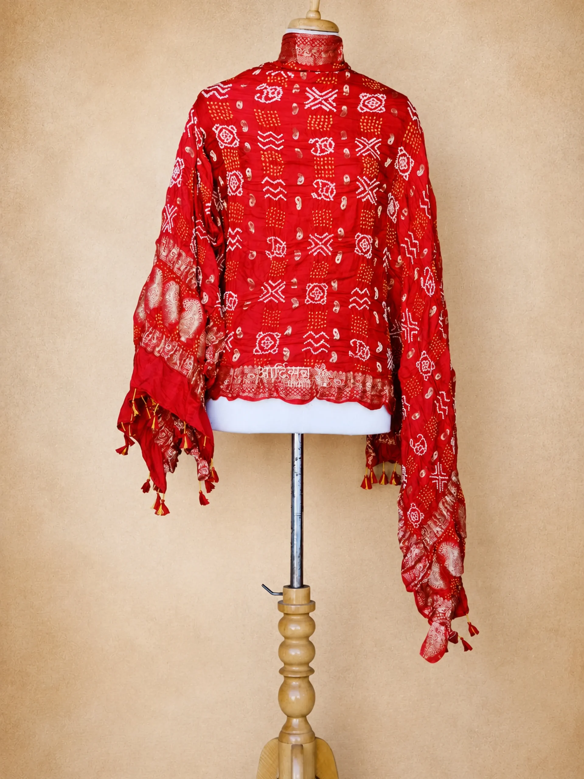 Heritage Bhuj Bandhani Silk Dupatta
