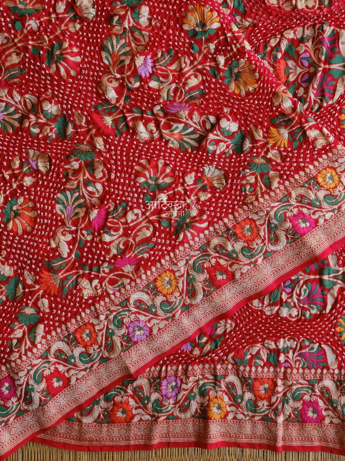 Heritage Bandhani Saree in Pure Georgette