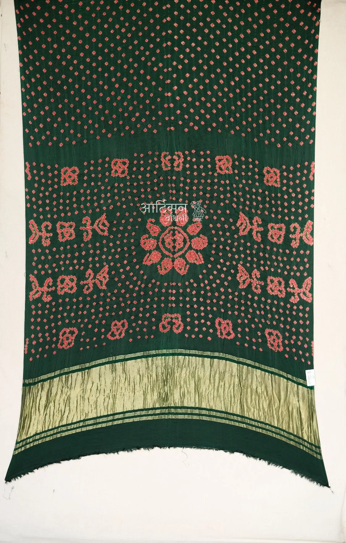 Rai Bandhani Saree in Modal Silk
