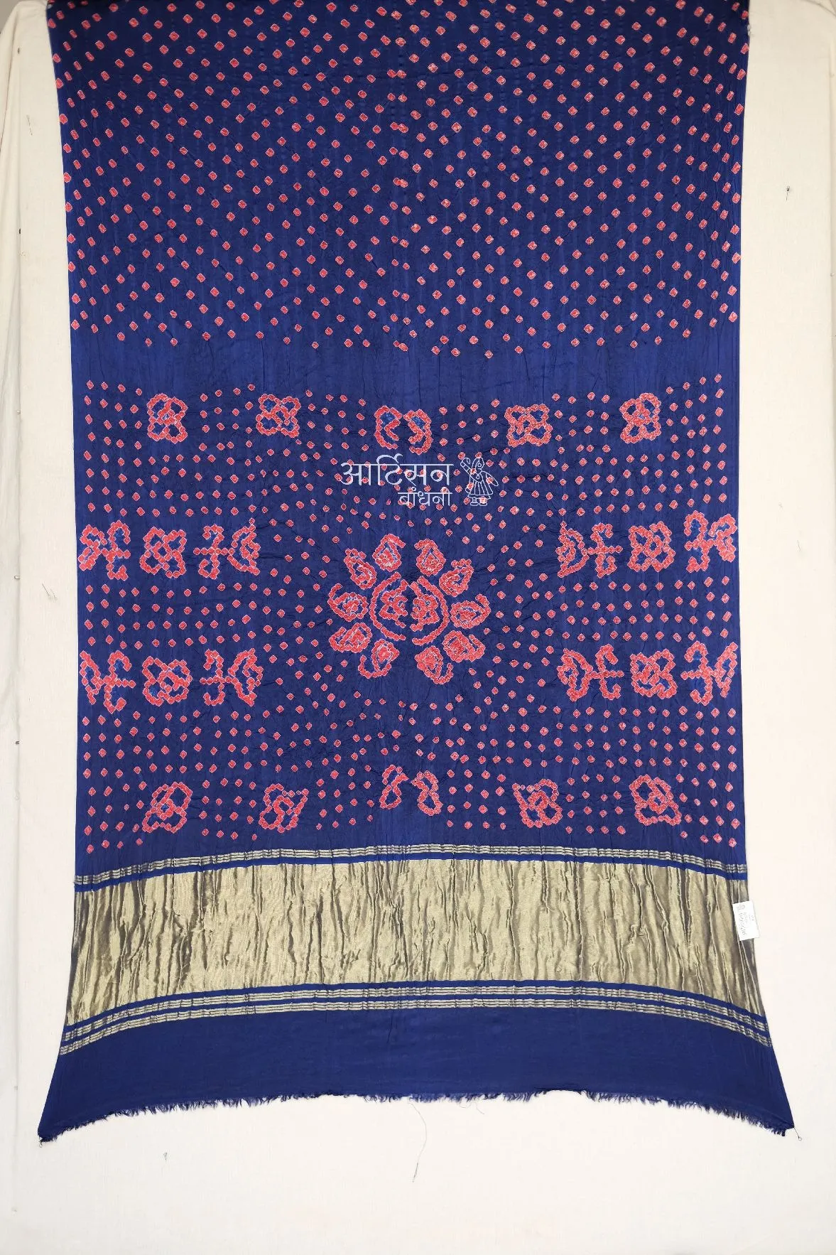 Fine Handcrafted Bandhani Saree in Modal Silk