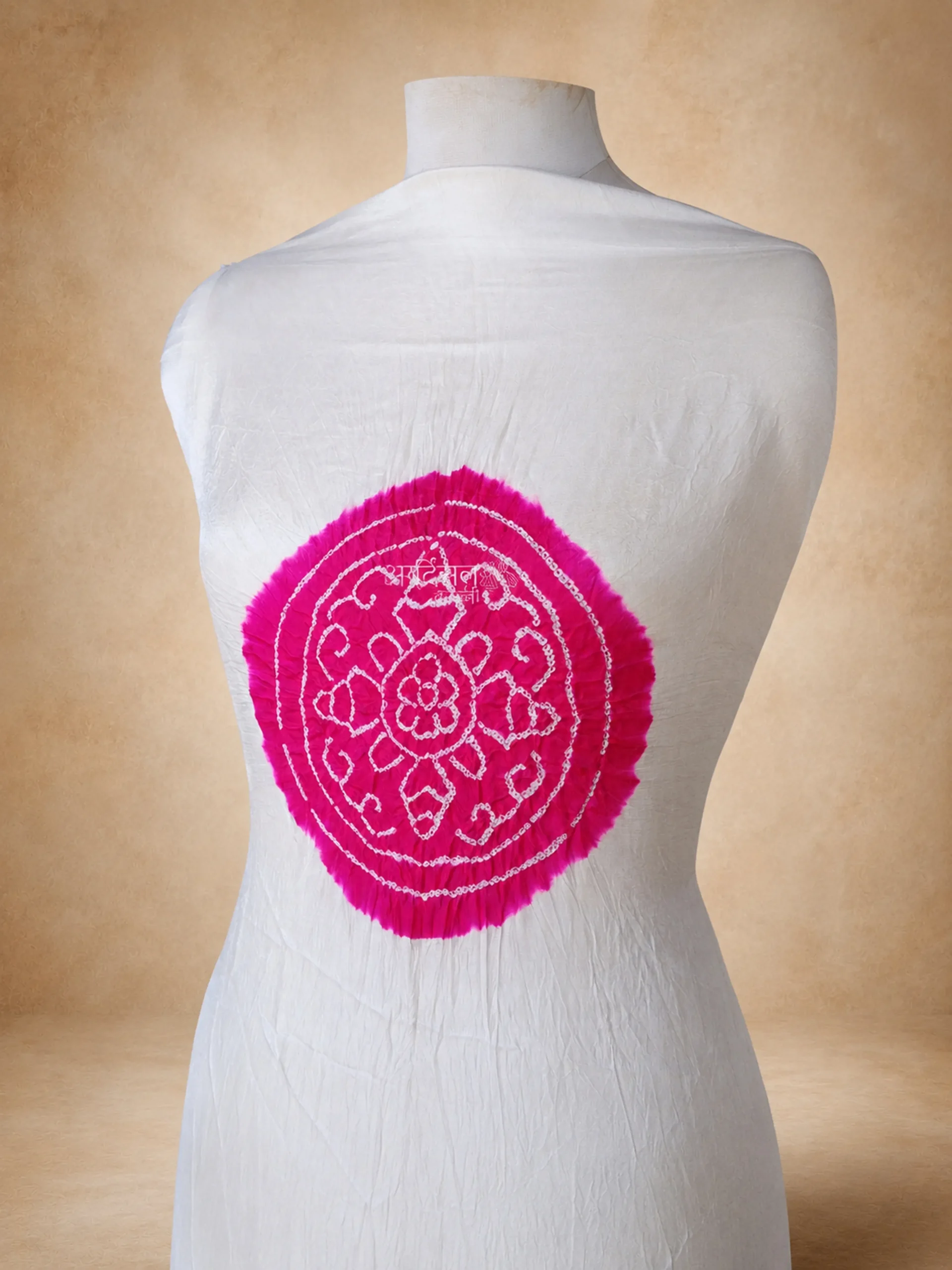 Premium Pure Gaji Silk Fabric in Soft Pink Hues