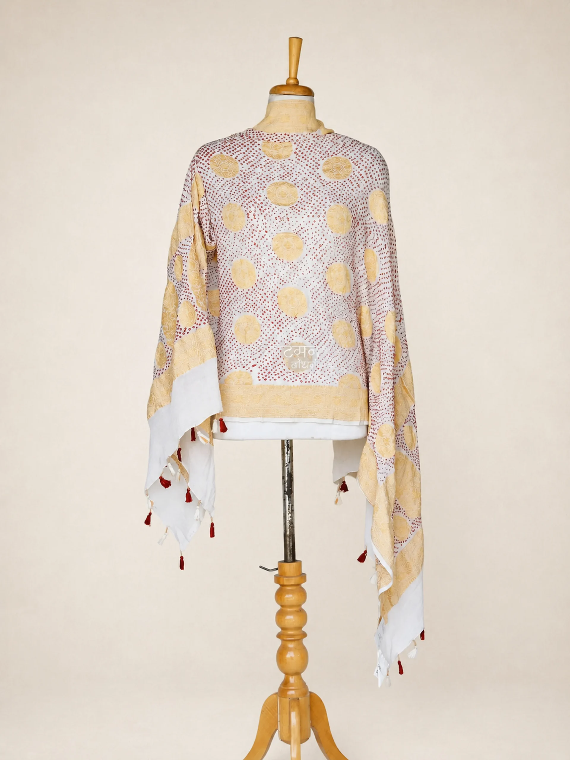 Bare Minimal - Pastel Sheer  Georgette Bandhani Dupatta