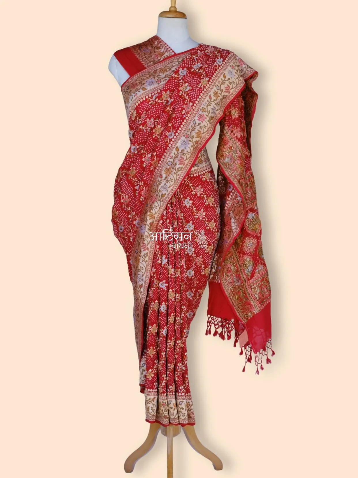 Heritage Bandhani Saree in Pure Georgette
