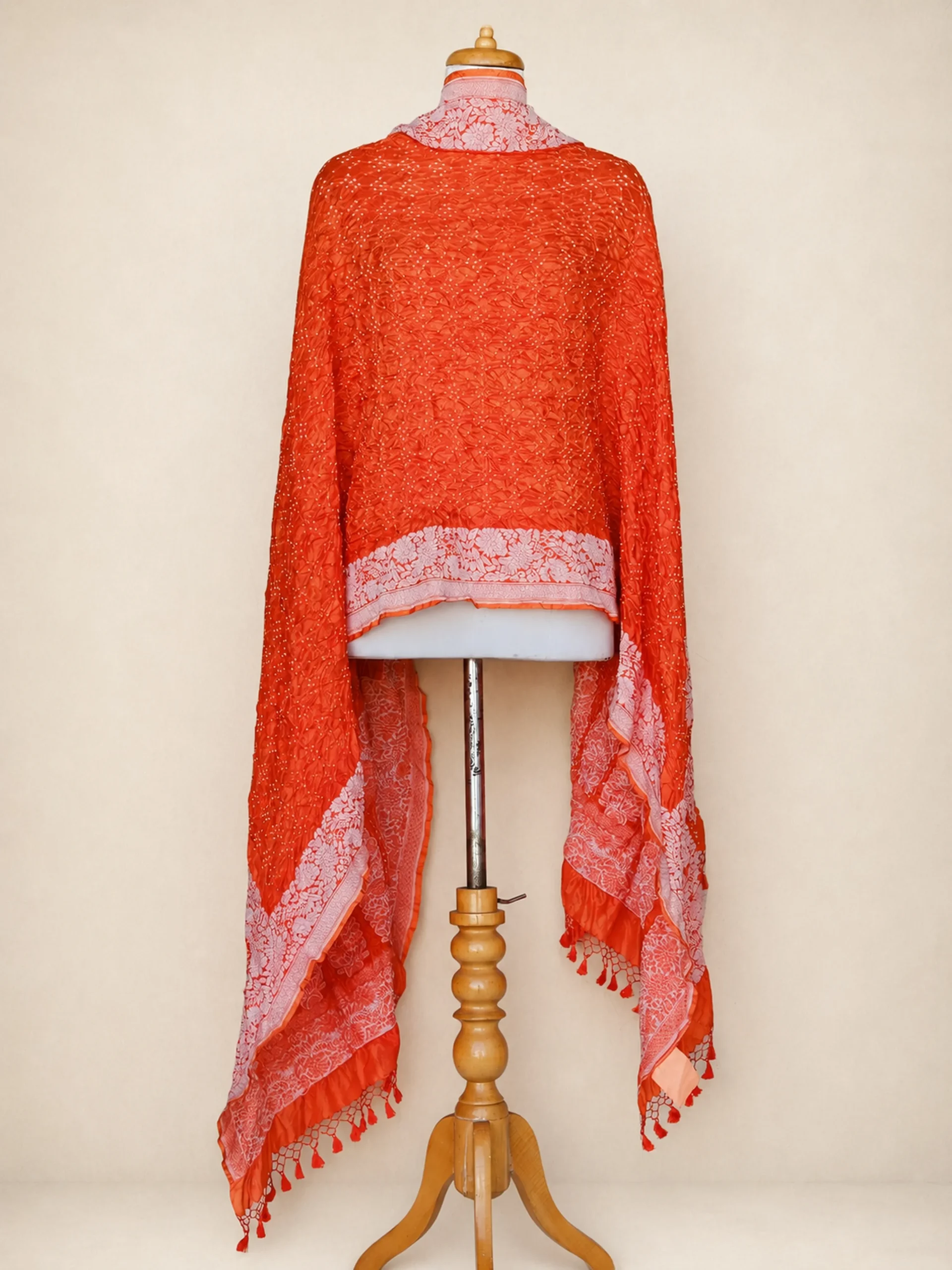 Artisan Handloom Dupatta - Pure Chanderi Cotton Silk