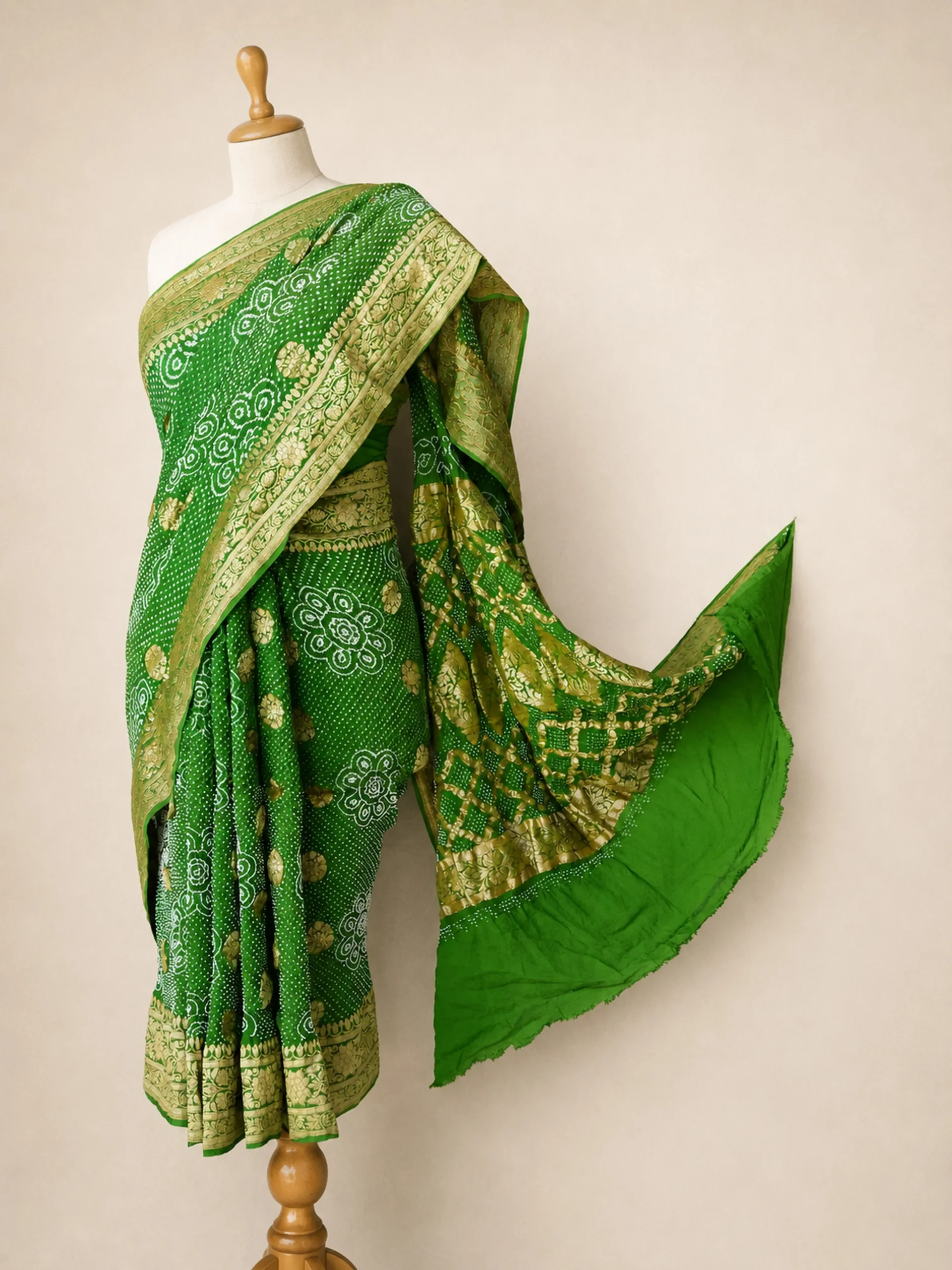 Heritage Bandhani Saree in Pure Georgette