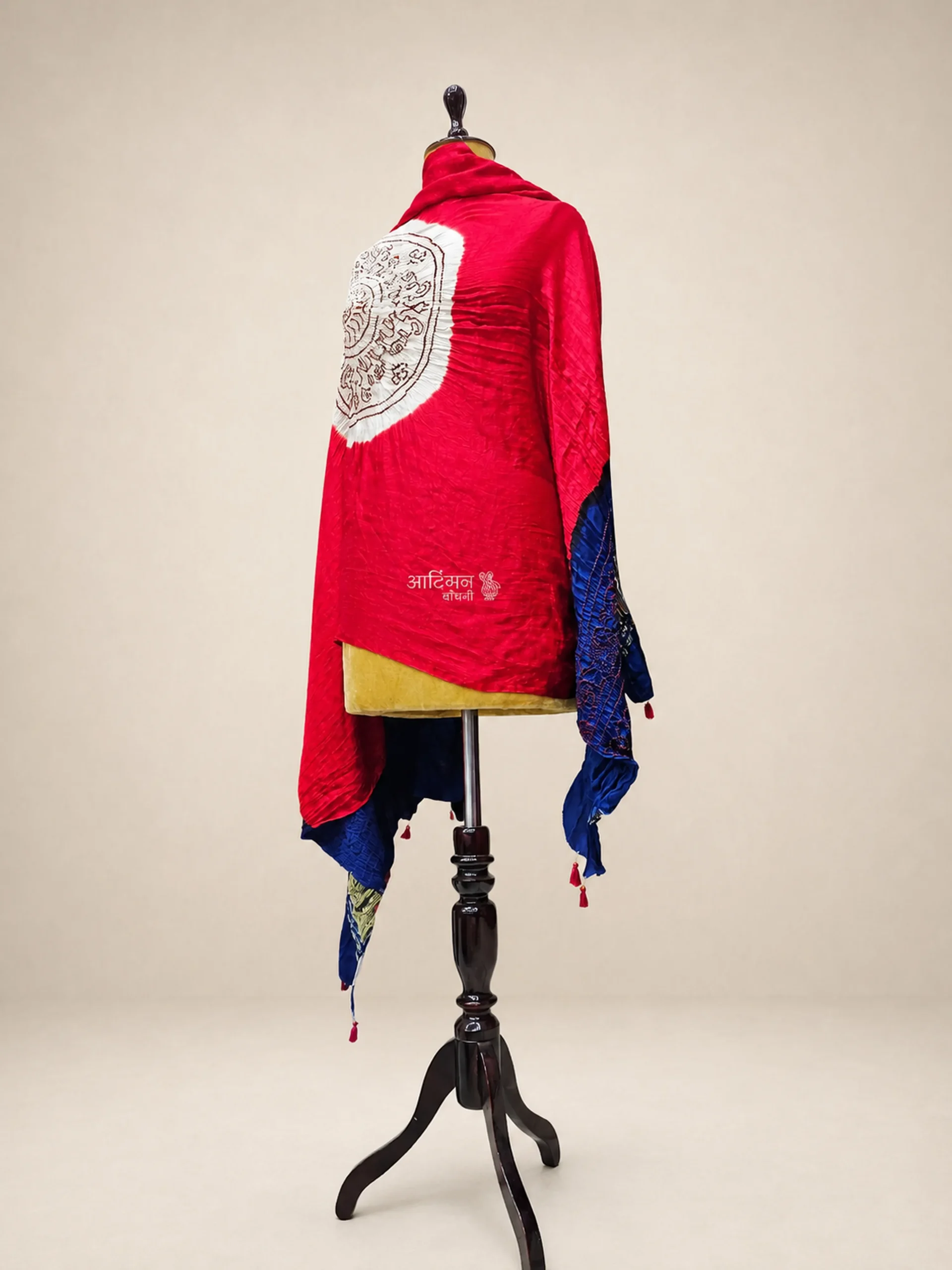 Premium Authentic Bandhani Gaji Silk Dupatta