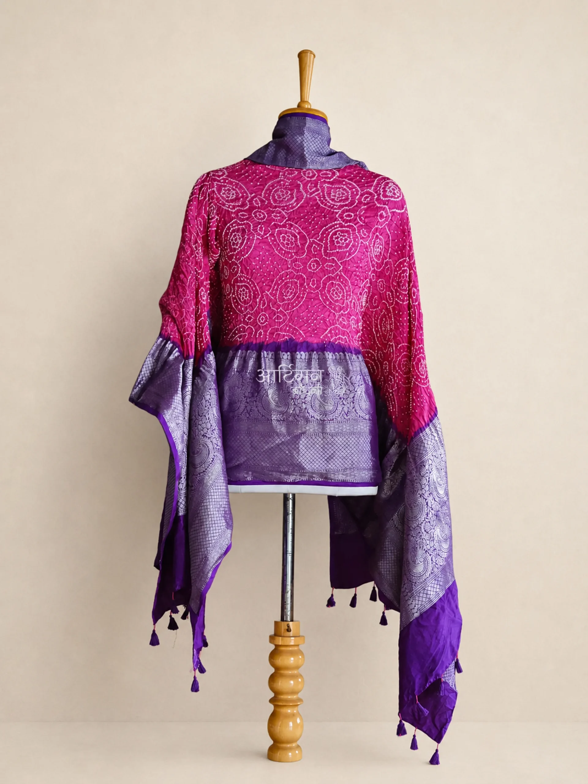 Premium Katan Silk Dupatta | Authentic Kanchi Zari Border