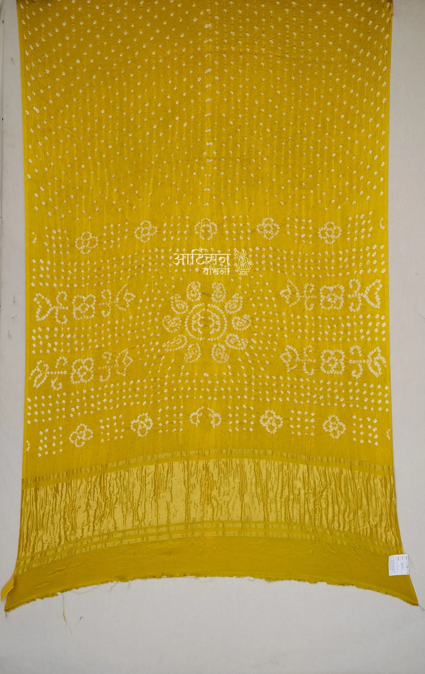 Traditional Kutch Bandhani Saree in Modal Silk
