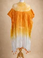 Shibori  Front Tissue Chanderi Kaftan