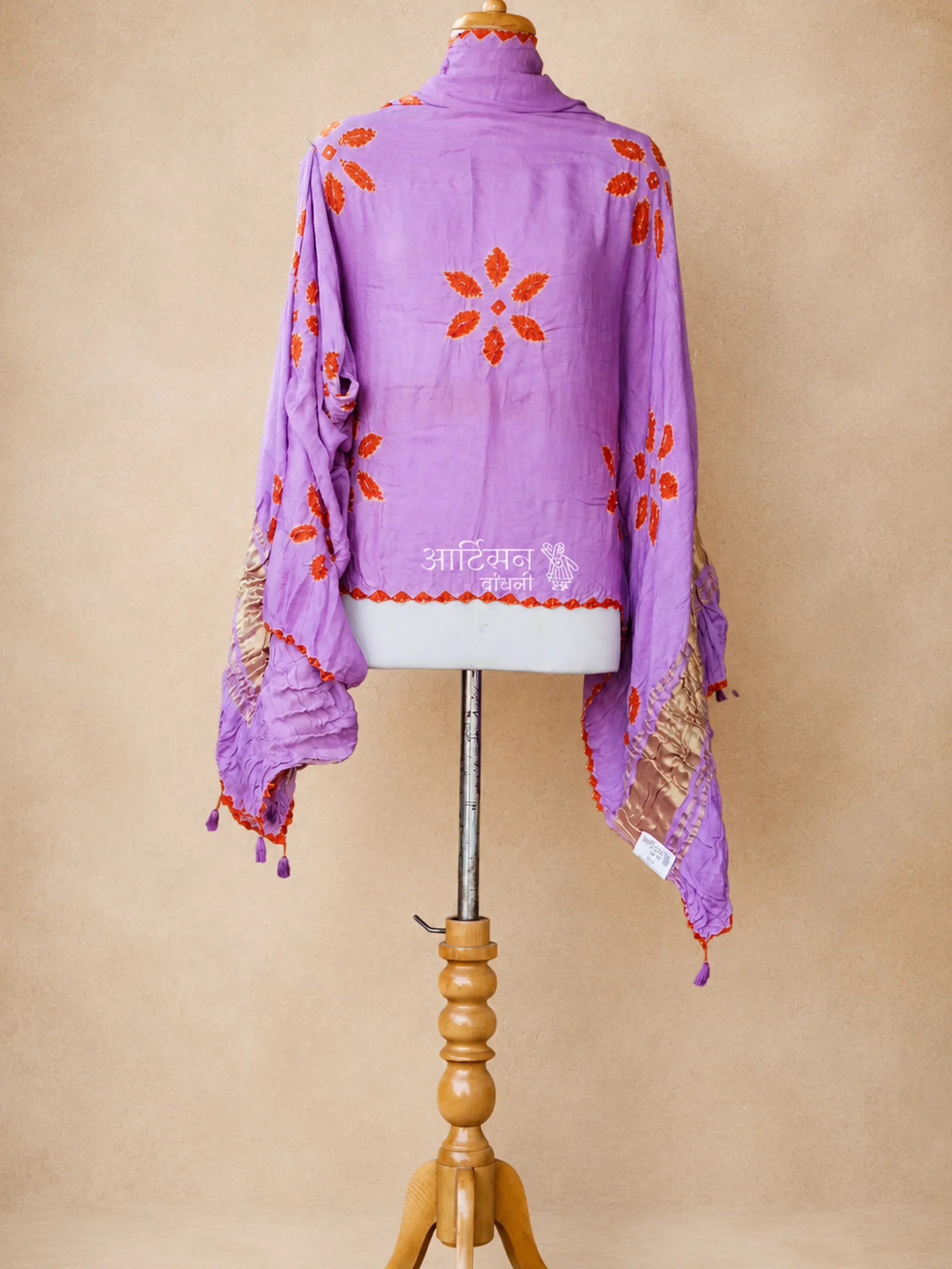 Heirloom Kutch Bandhani Gaji Silk Dupatta