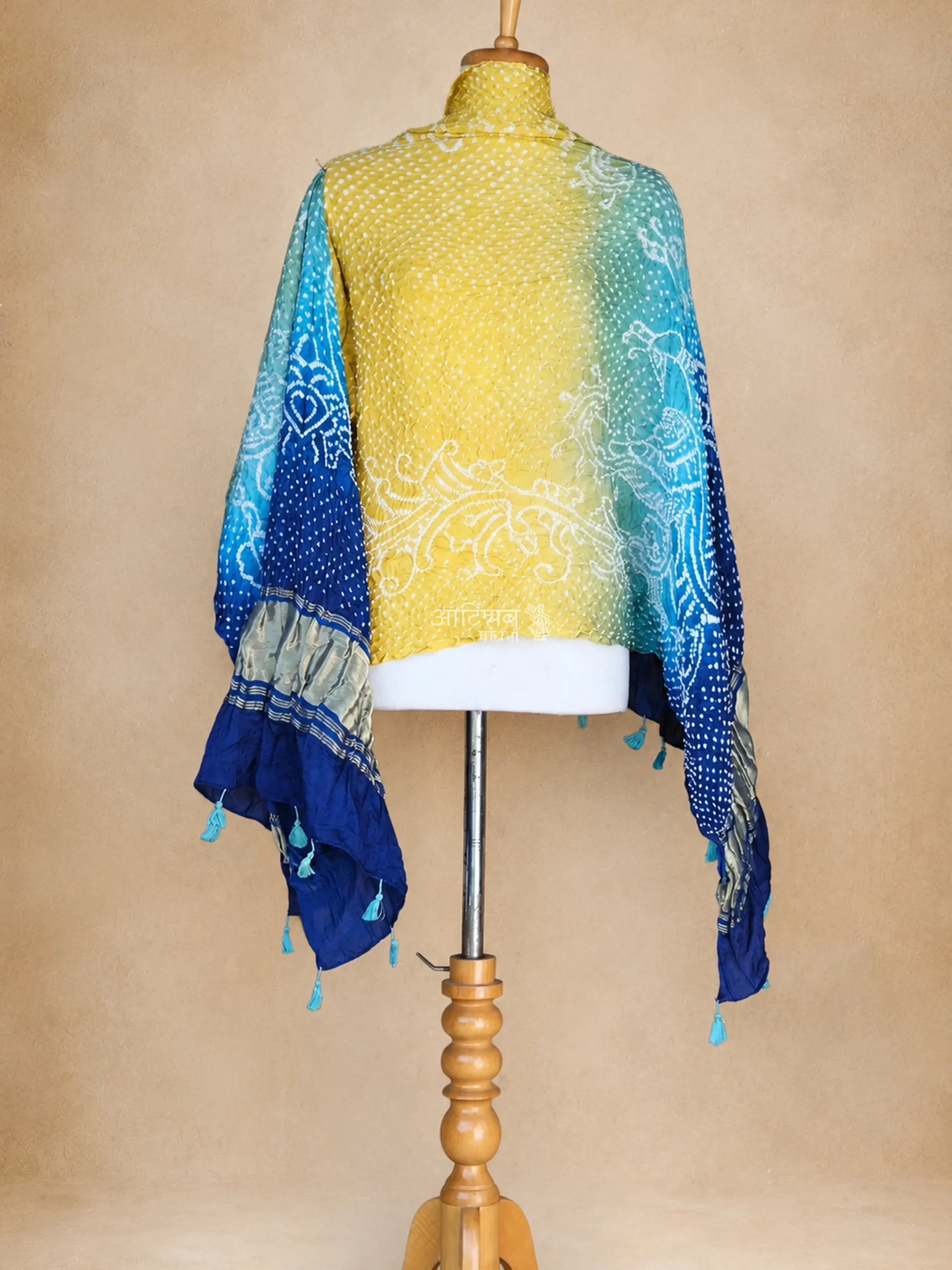Exclusive Bhuj Bandhani Silk Dupatta