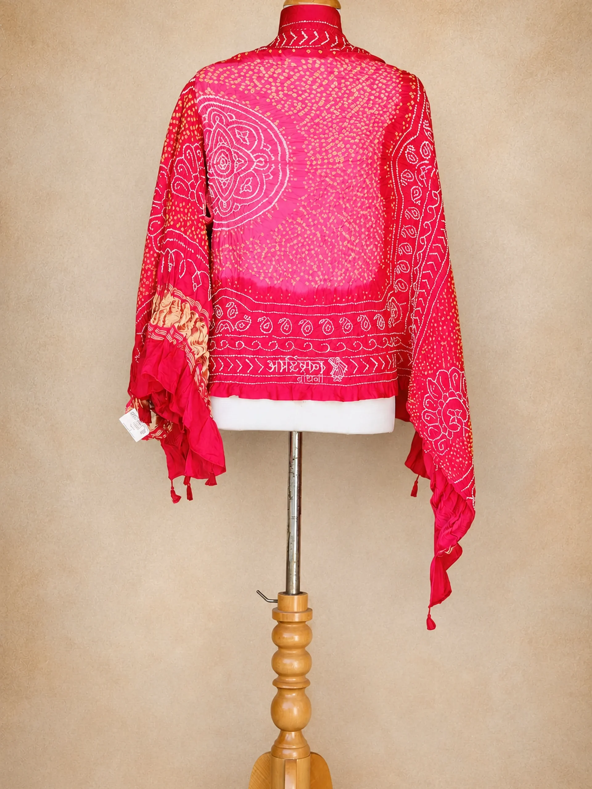 Timeless Gaji Silk Bandhani Dupatta