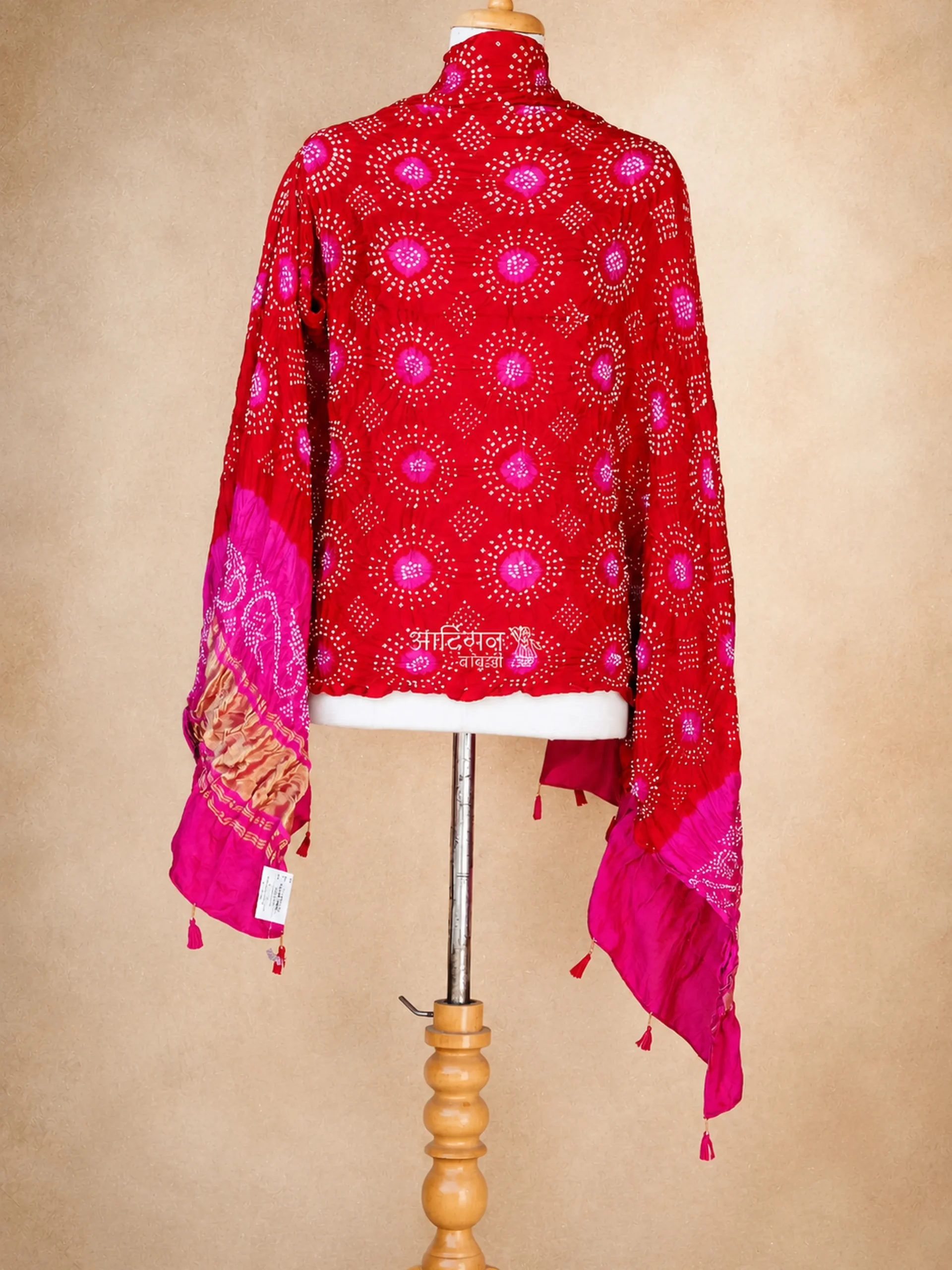 Heirloom Kutch Bandhani Gaji Silk Dupatta