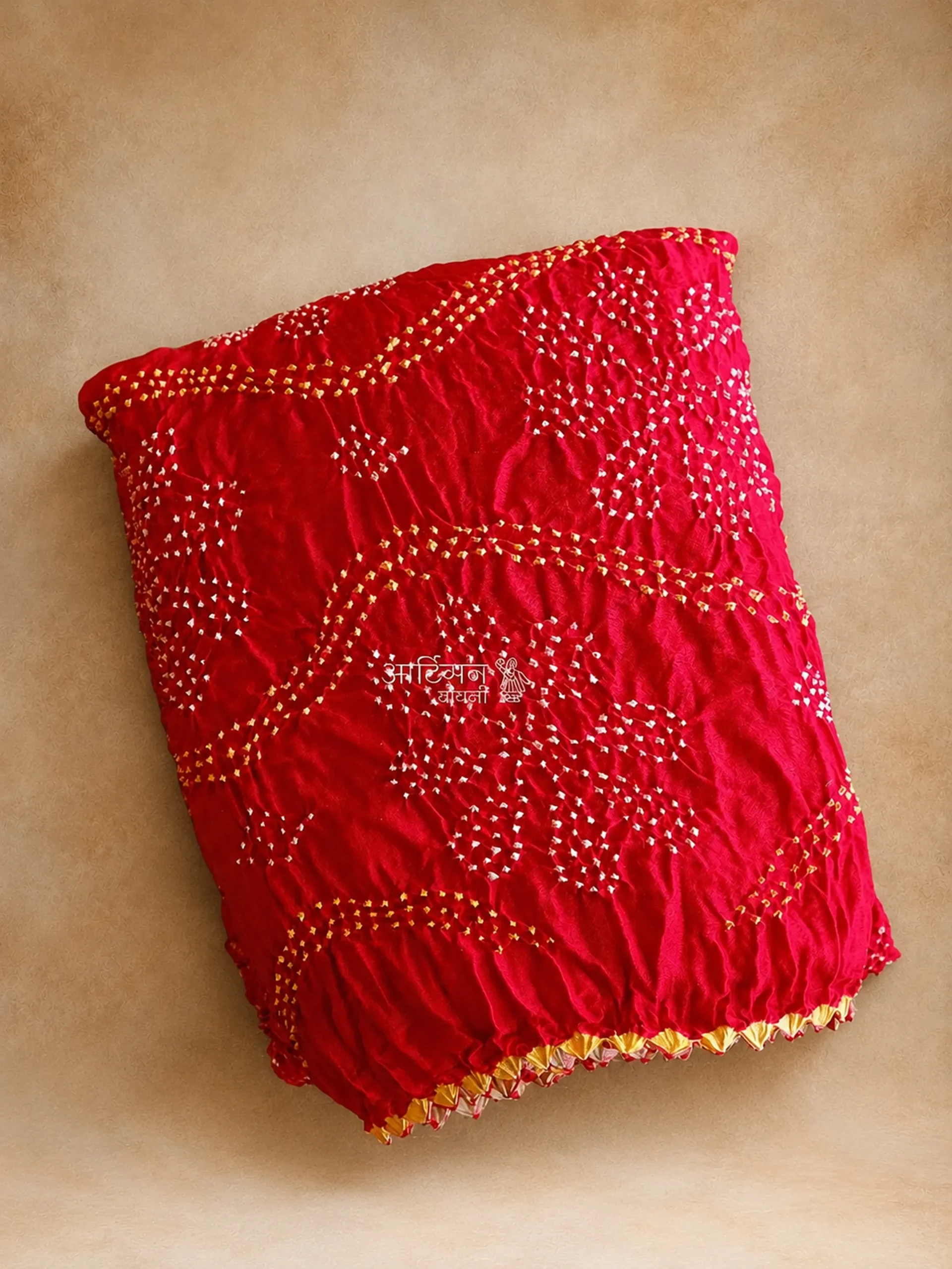 Timeless Bandhani Saree in Pure Gaji Silk