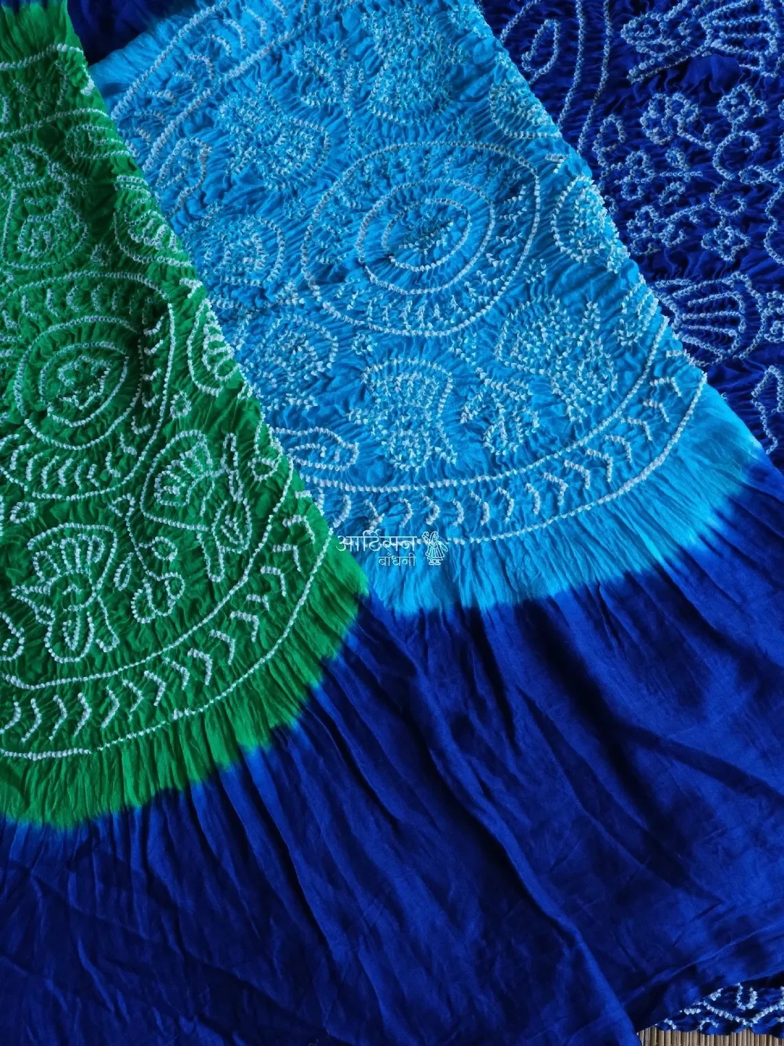 Timeless Bandhani Saree in Pure Gaji Silk