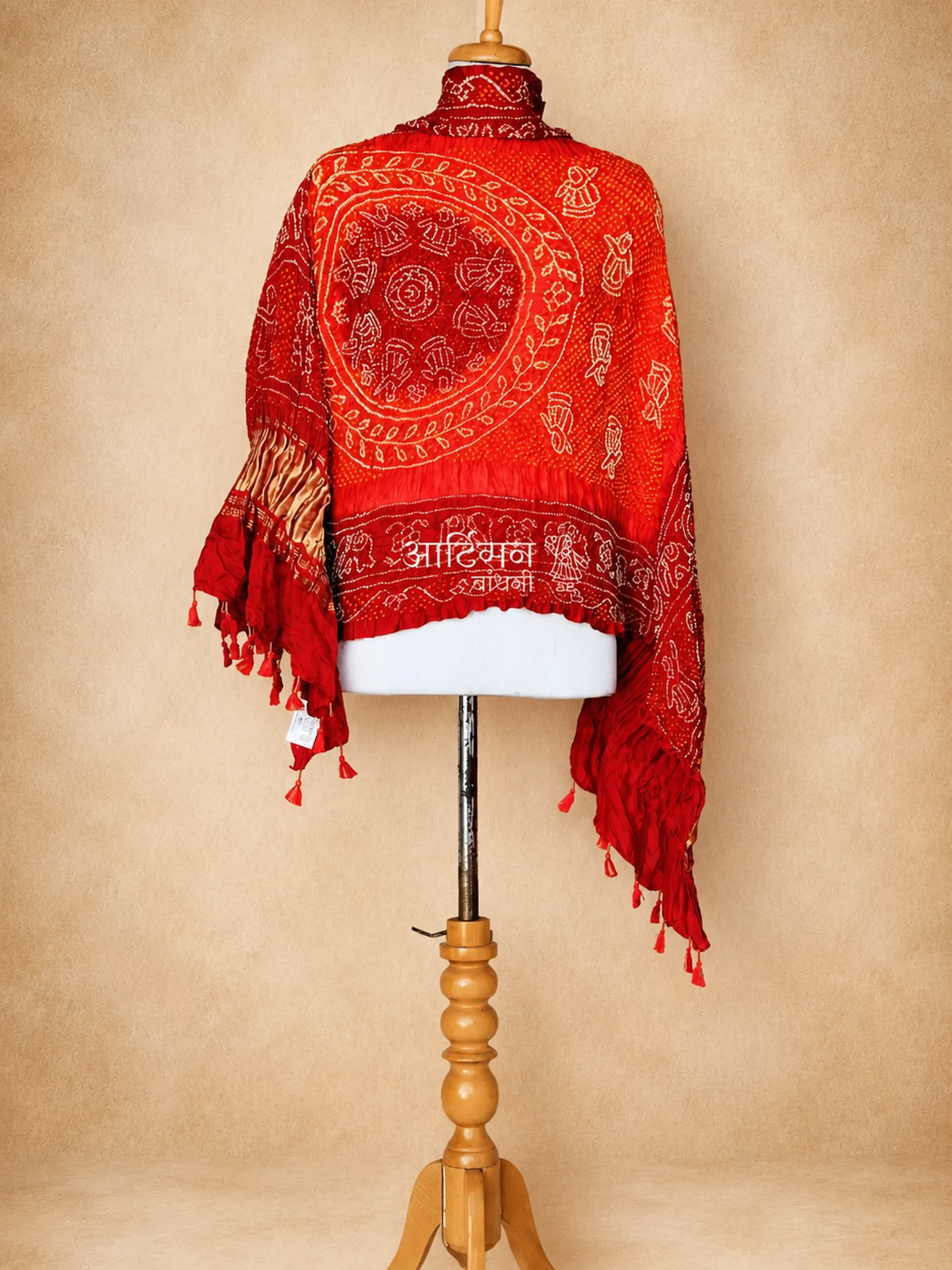 Premium Handmade Kutch Bandhani Dupatta