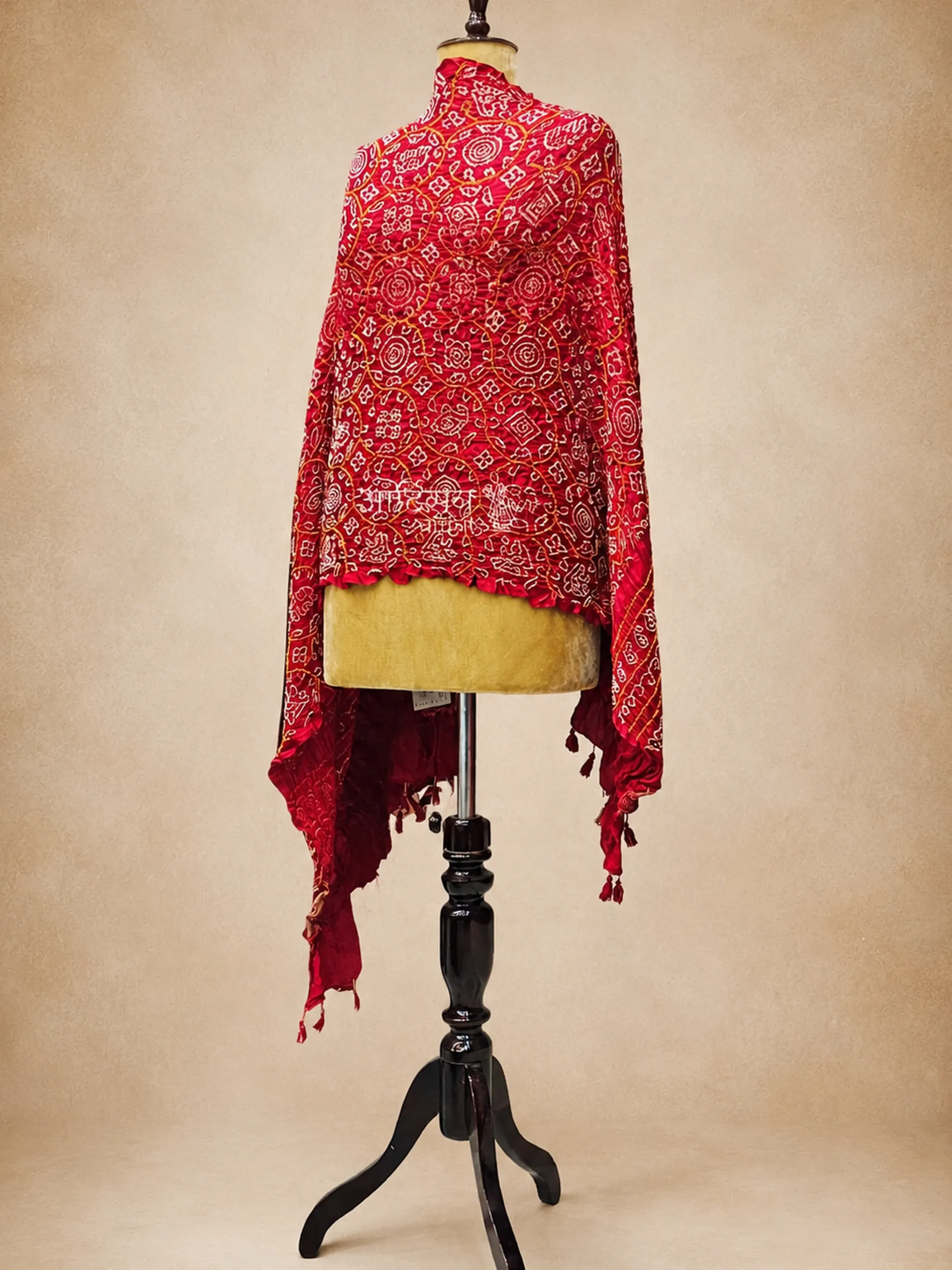Heritage Kutch Bandhani Silk Dupatta