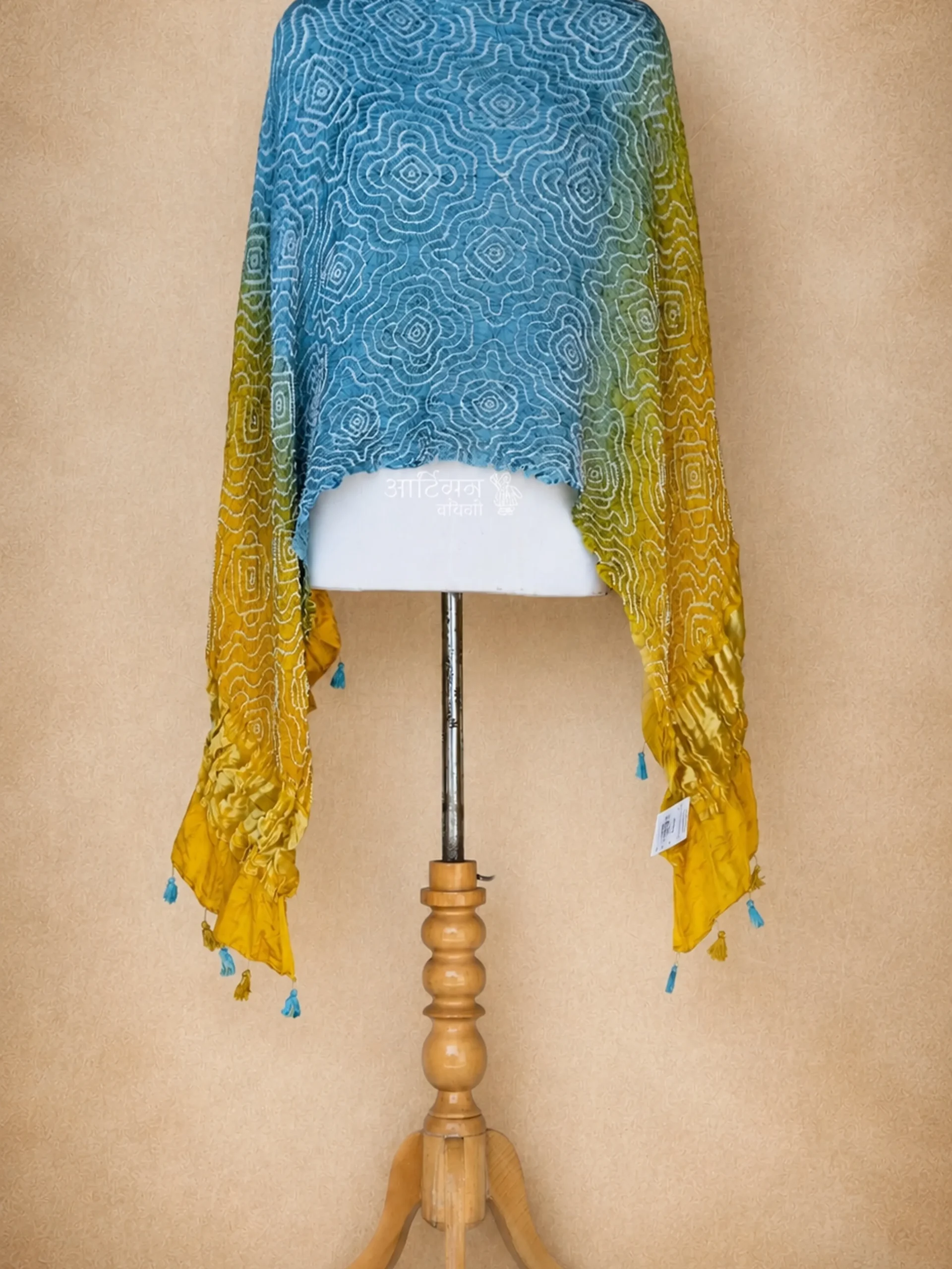 Luxury Handmade Kutch Bandhani Dupatta