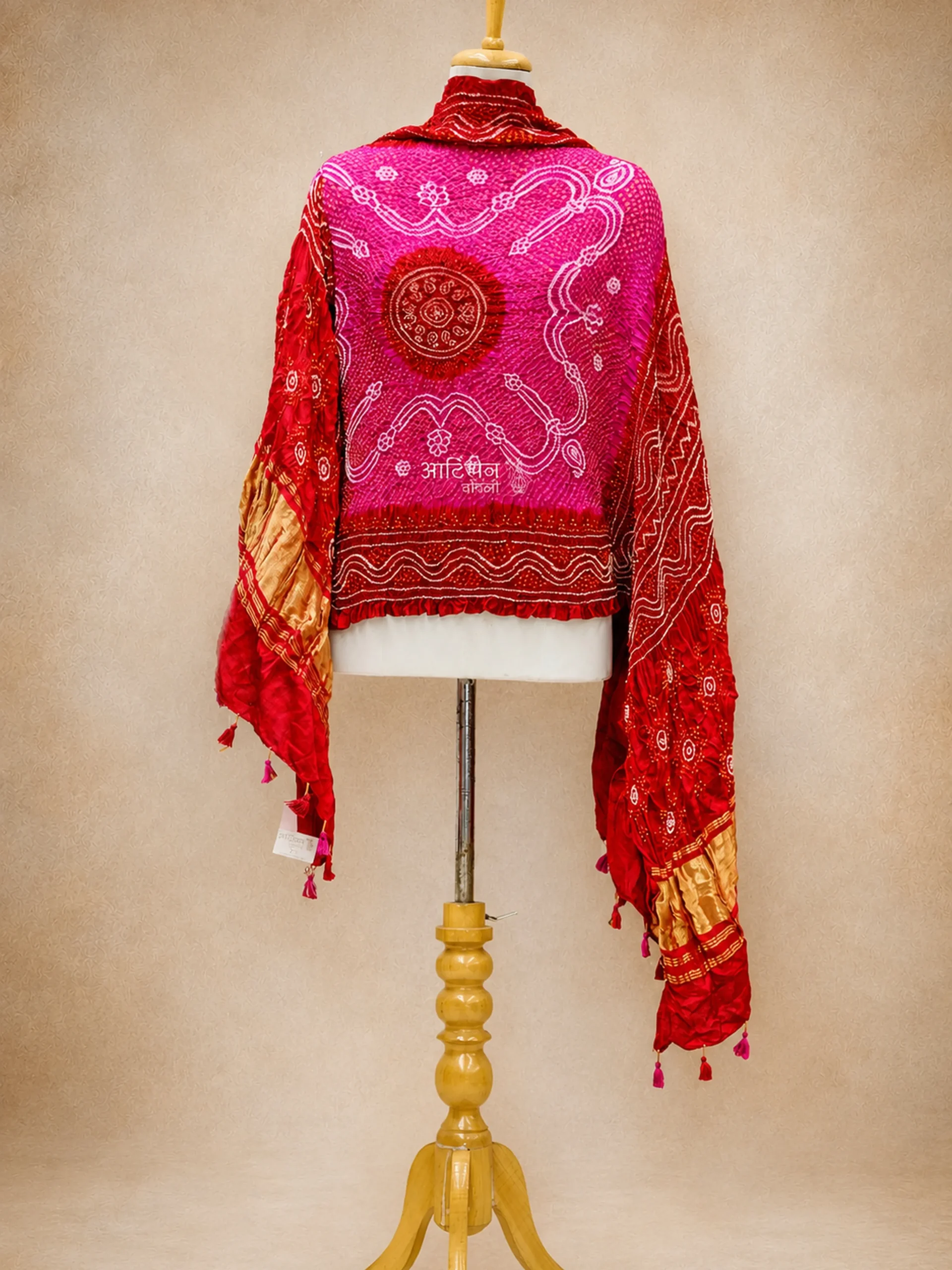 Artisan Crafted Bhuj Bandhani Dupatta