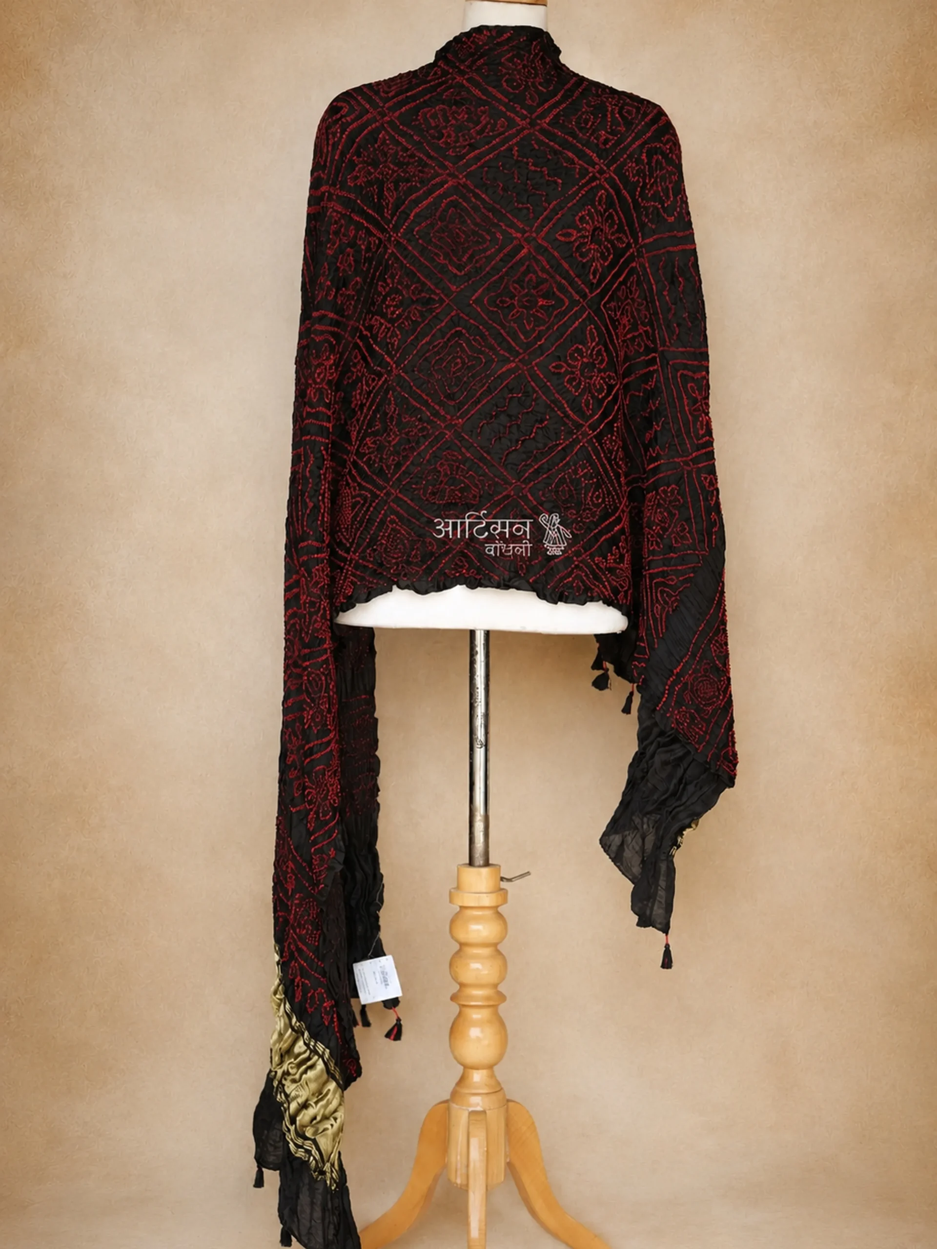 Luxury Handmade Kutch Bandhani Dupatta