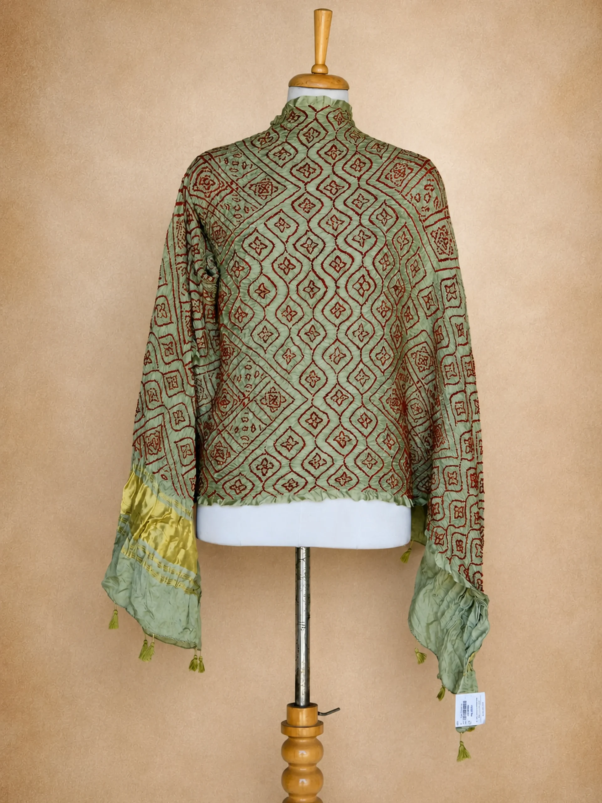 Exclusive Bhuj Bandhani Silk Dupatta