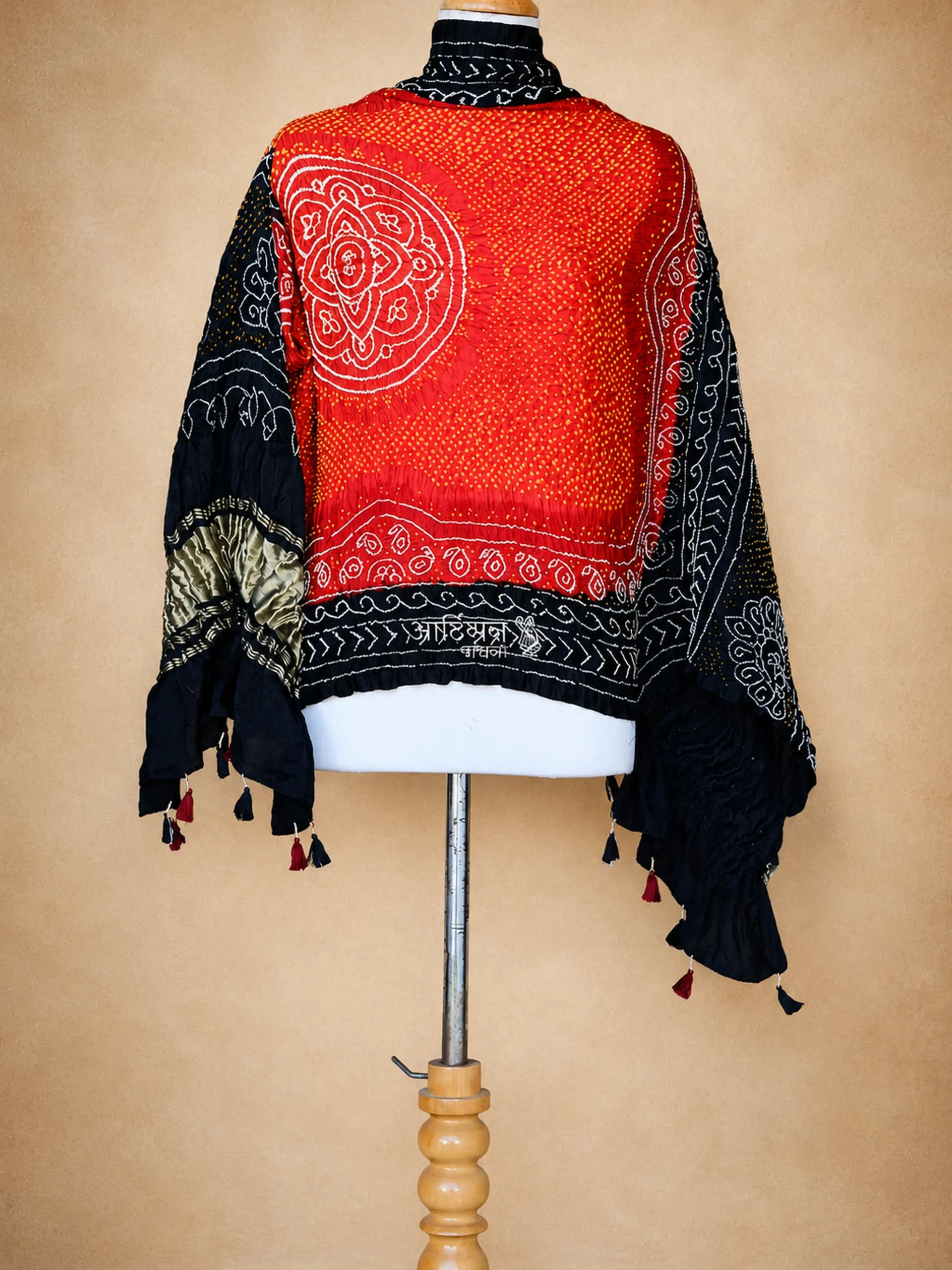 Pure Silk Rai Bandhani Dupatta