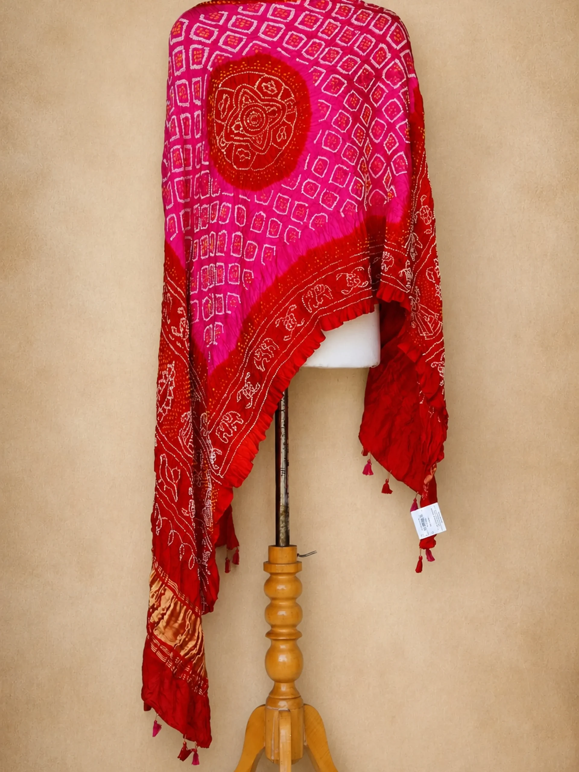 Authentic Handmade Bandhani Dupatta