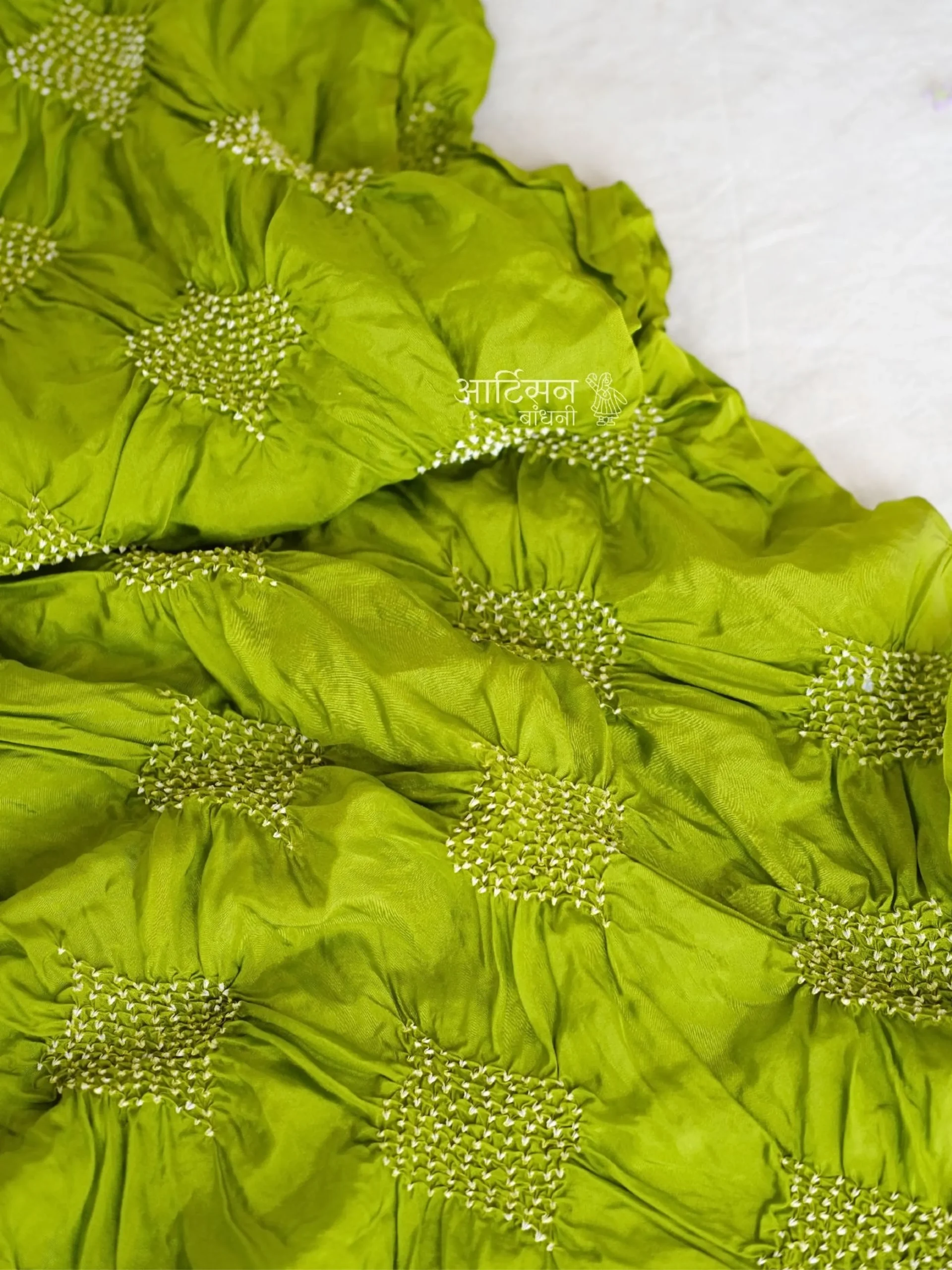 Nazm-E-Khas - Festive Forest Green Pure Habutai Silk 3m Unstitched Piece
