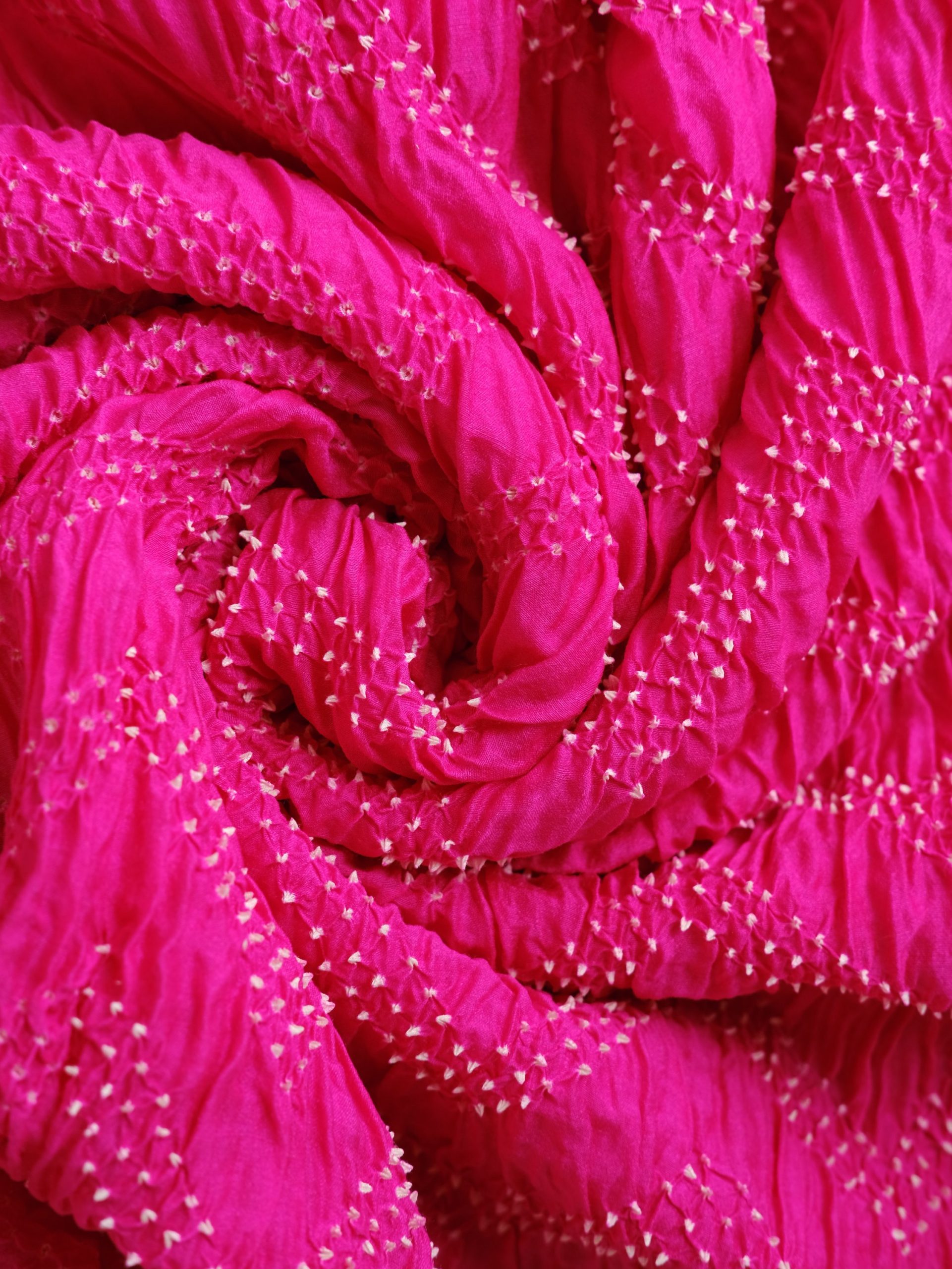Shahi Gulabi - Rose & Coral Pink Luxury Munga Silk Dress Material Panel