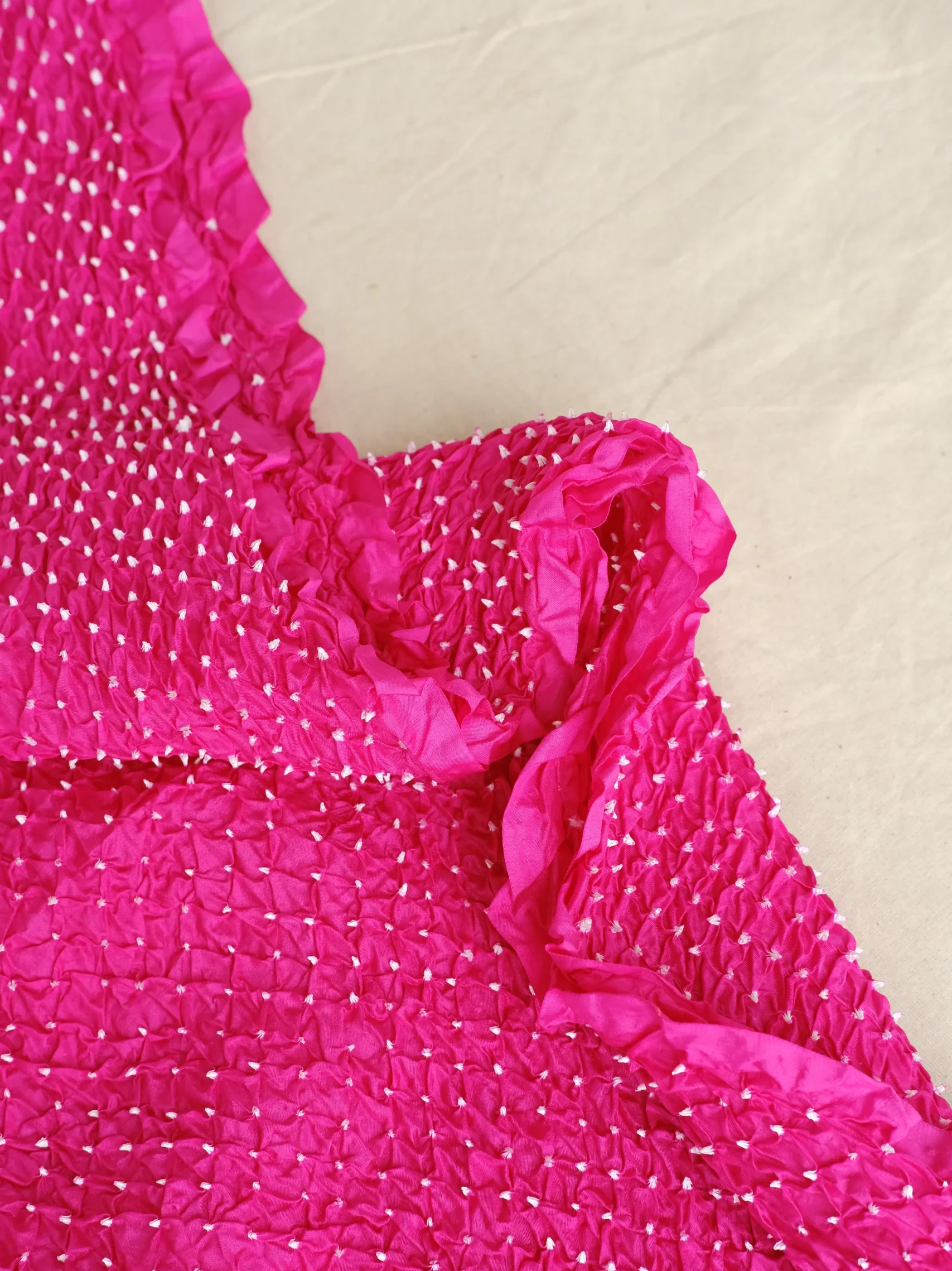 Exclusive Ranipink Banglory Silk Fabric for Designer Kurta Styling