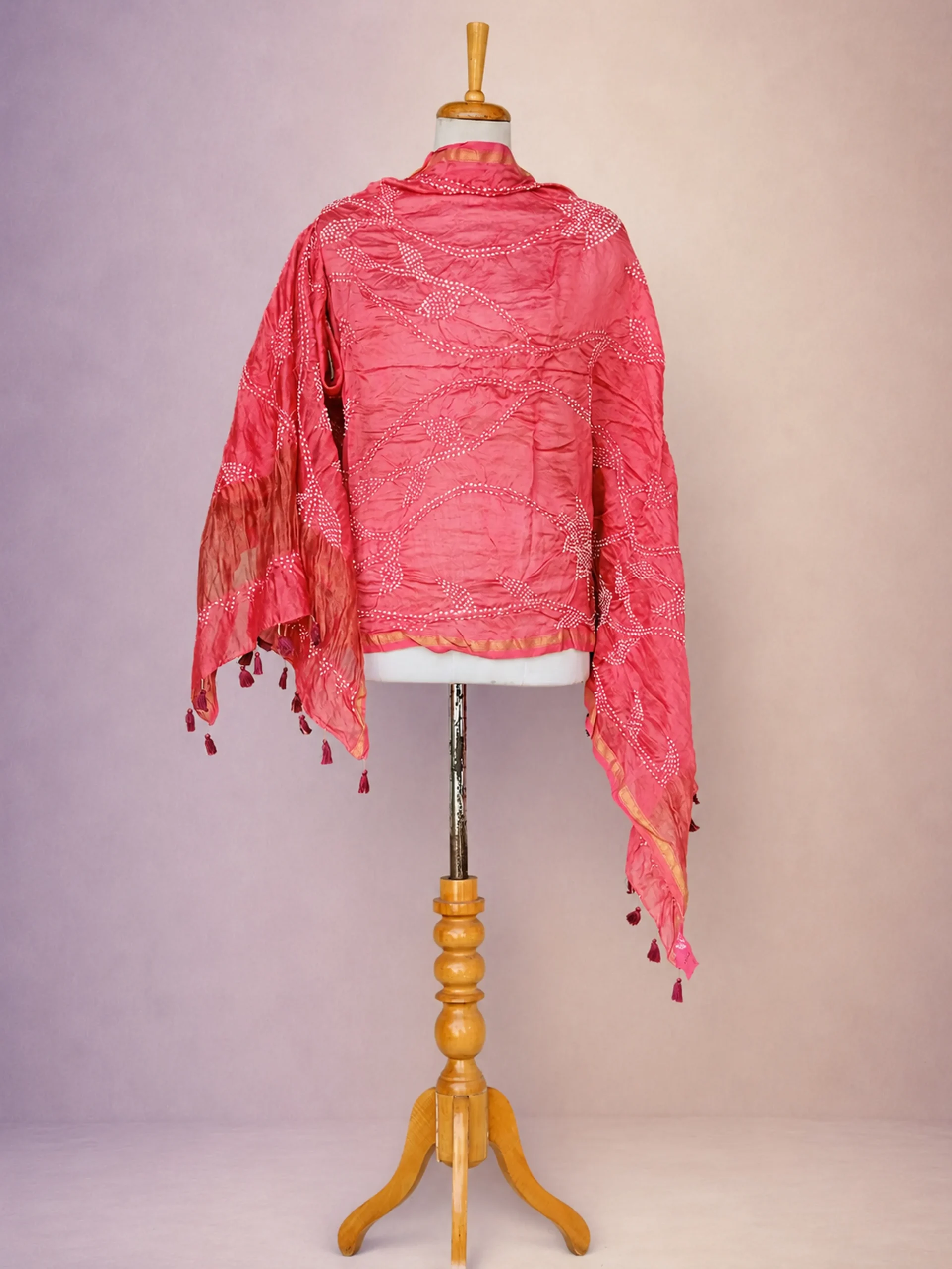 High-End Festive Wear Chanderi Dupatta for Daytime Wedding Celebrations