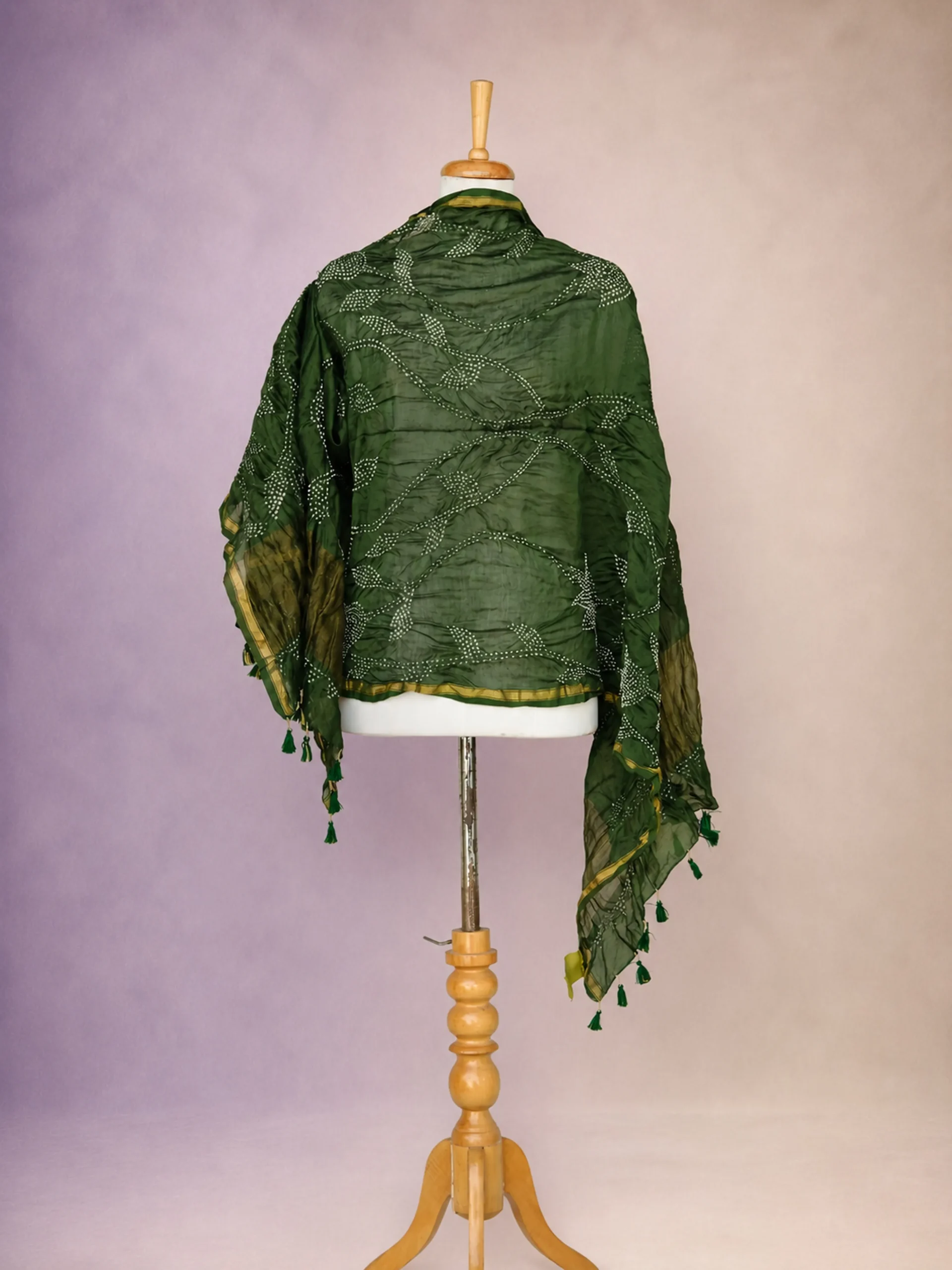 Malwa Muse - Premium Handloom Chanderi Silk Festive Dupatta