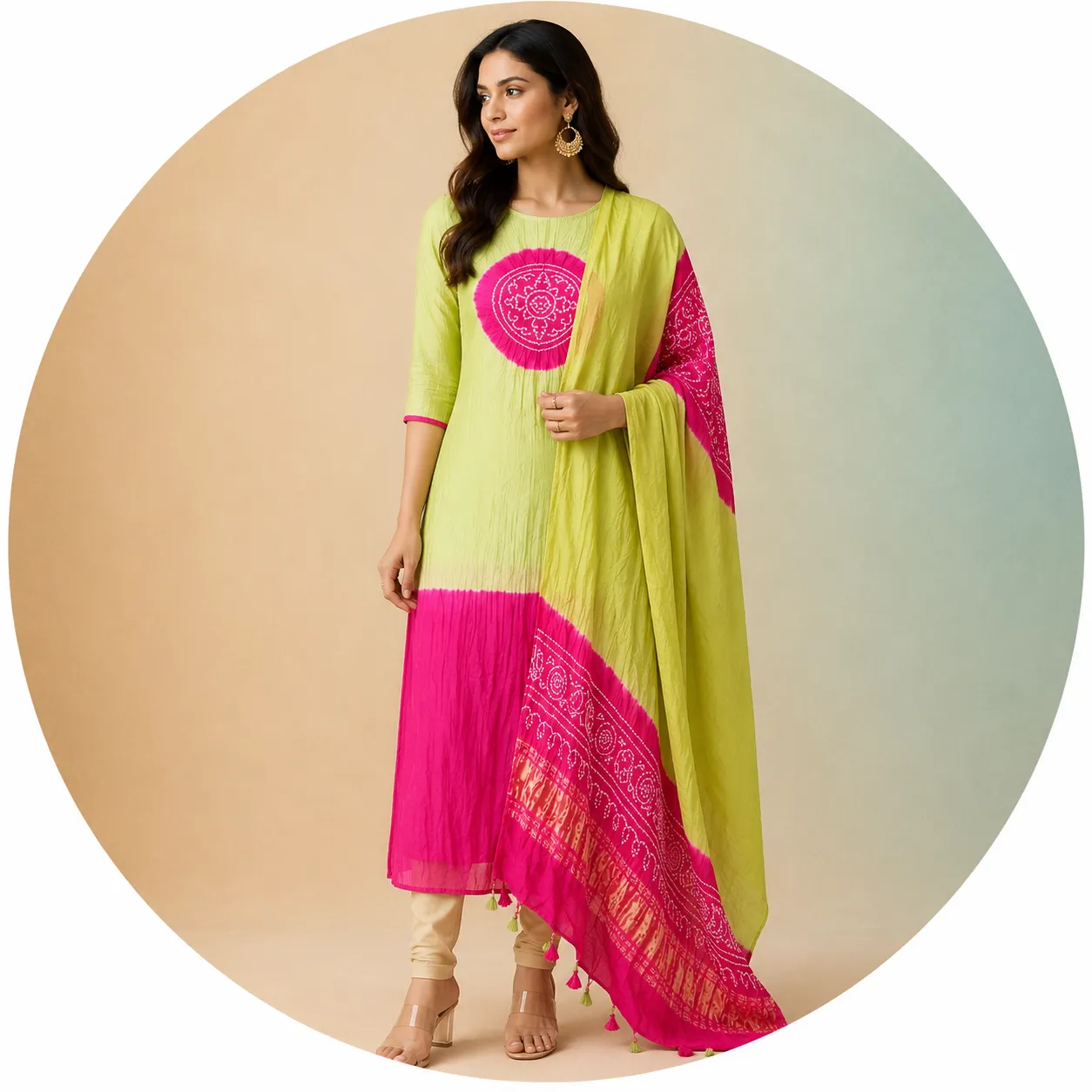 Bandhani Dress Materials