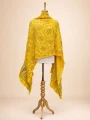 Ivory Crimson – Modal Silk Bandhani Dupatta